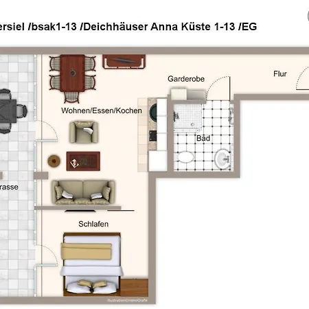 Apartment Deichhaeuser Anna Kueste Deichhaeuser Anna Kueste 1-13